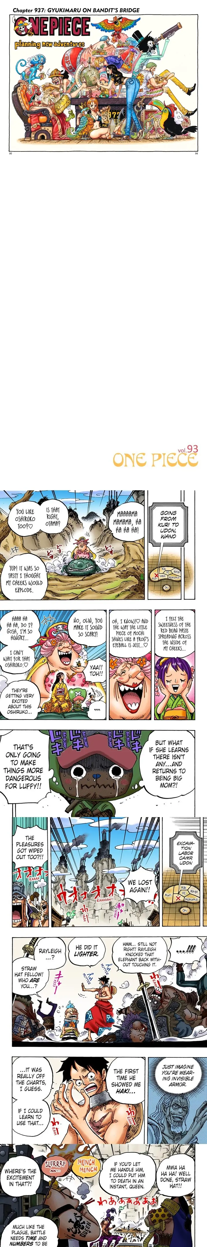 One Piece Digital Colored Chapter 937 image 1